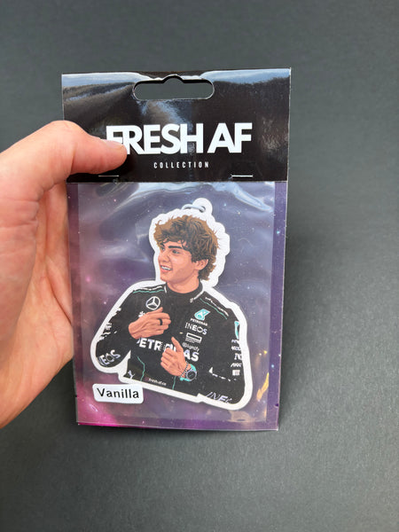Kimi Antonelli Air Freshener | Mercedes F1-Inspired Scented Car Accessory