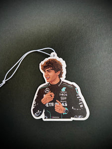 Kimi Antonelli Air Freshener | Mercedes F1-Inspired Scented Car Accessory